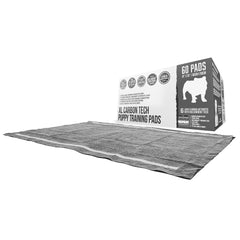 Bulldogology Tapis-pipi pour chiots avec adhésif noir 24x35, pratique pour l'apprentissage de la propreté.