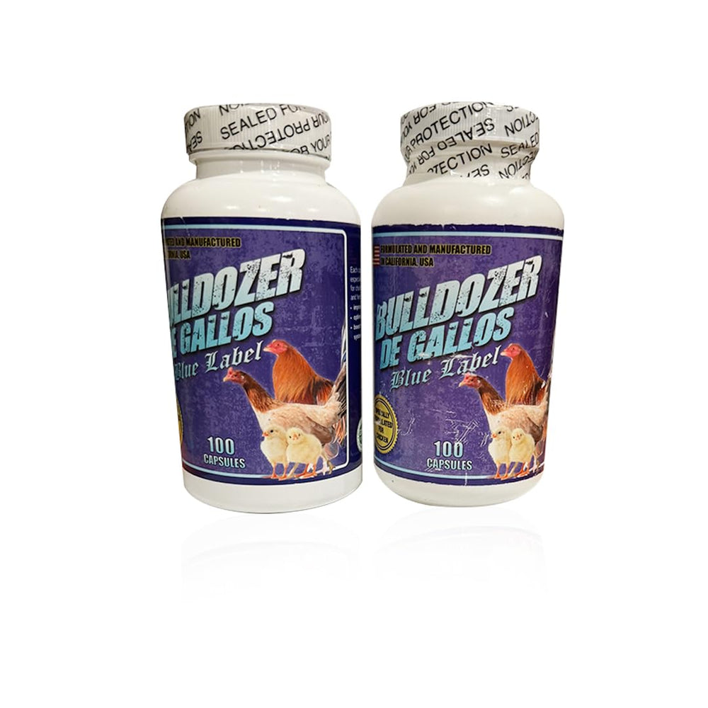 Bulldozer De Gallos — doseur/bouteille pratique pour l'élevage.
