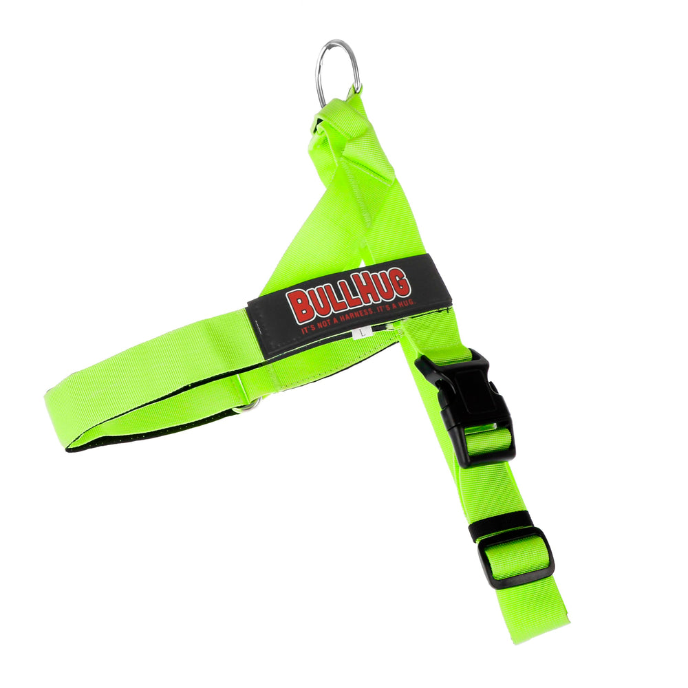 BullHug Harnais avec poignée pratique pour guider le chien en sécurité.