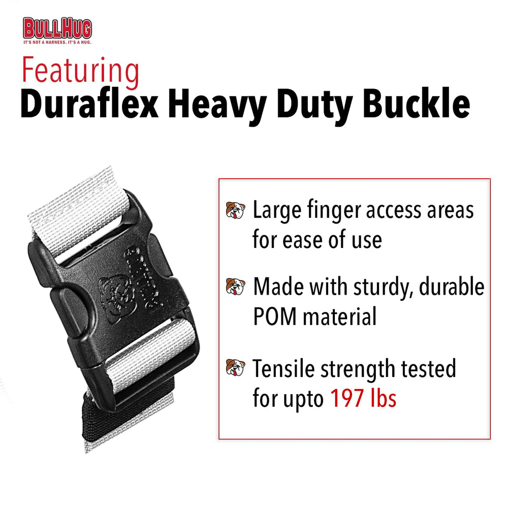 BullHug harnais durable et sûr pour chiens robustes.
