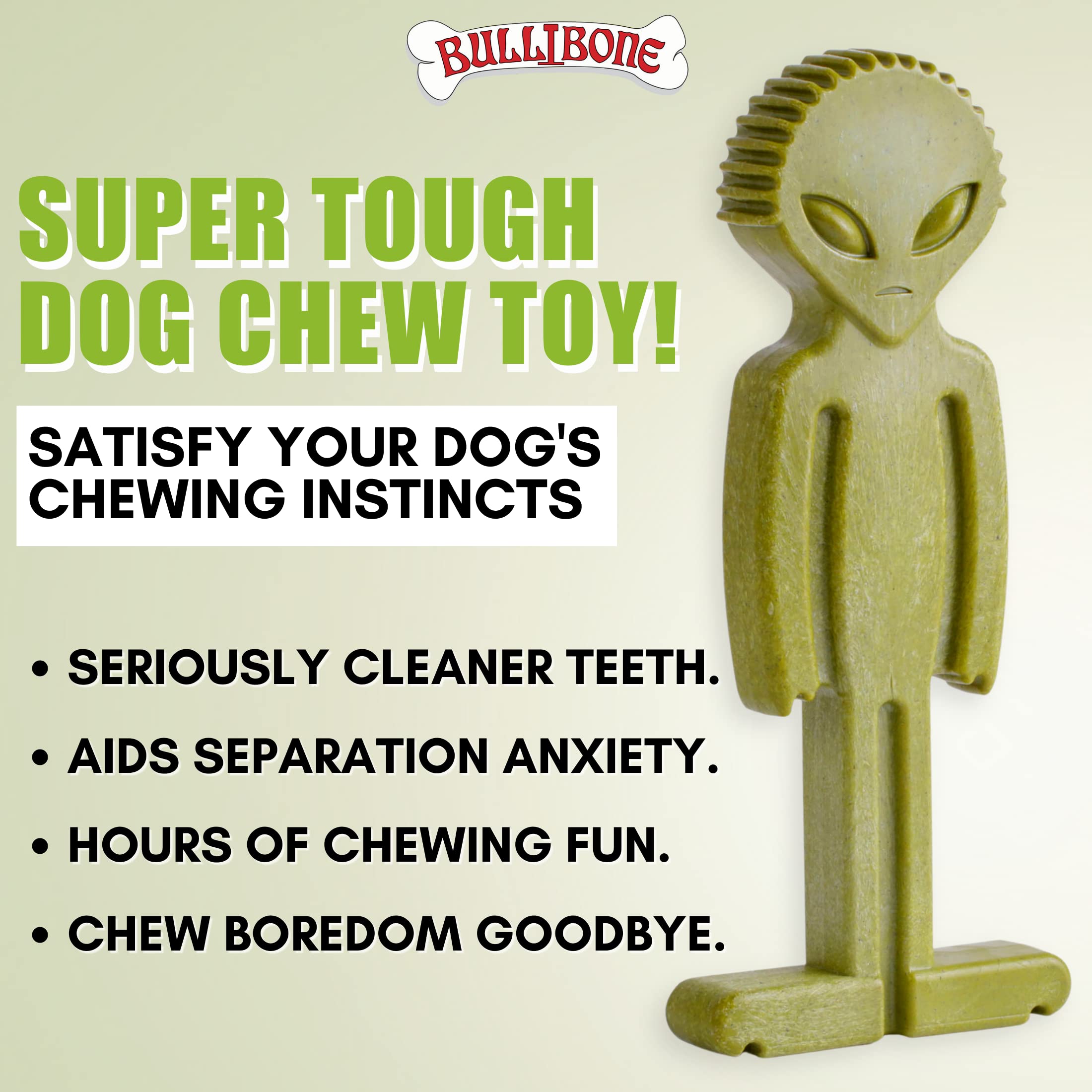 Bullibone Alien Bone — texture brosse-dent qui masse les gencives