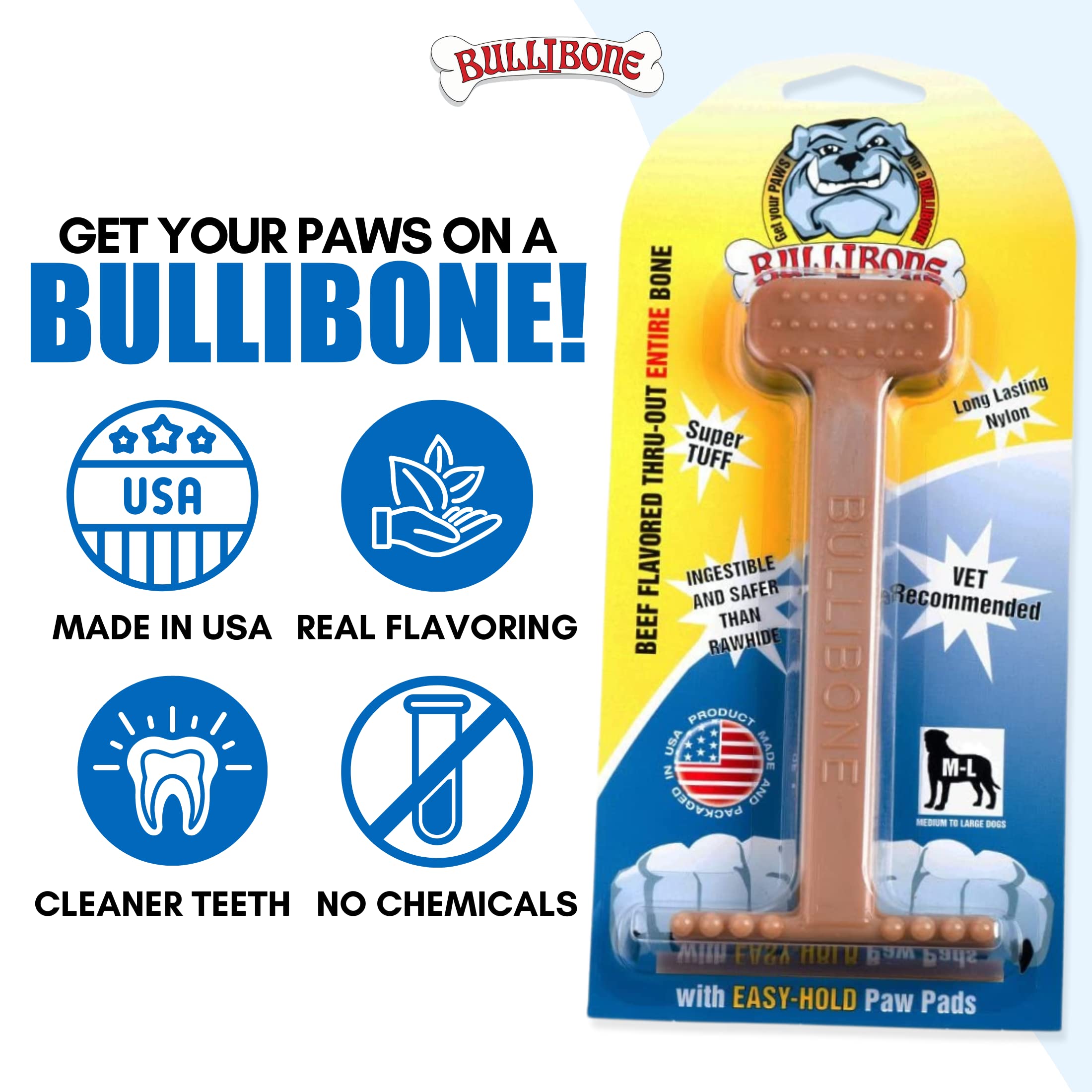 Bullibone: design ergonomique facilitant la prise par petites pattes
