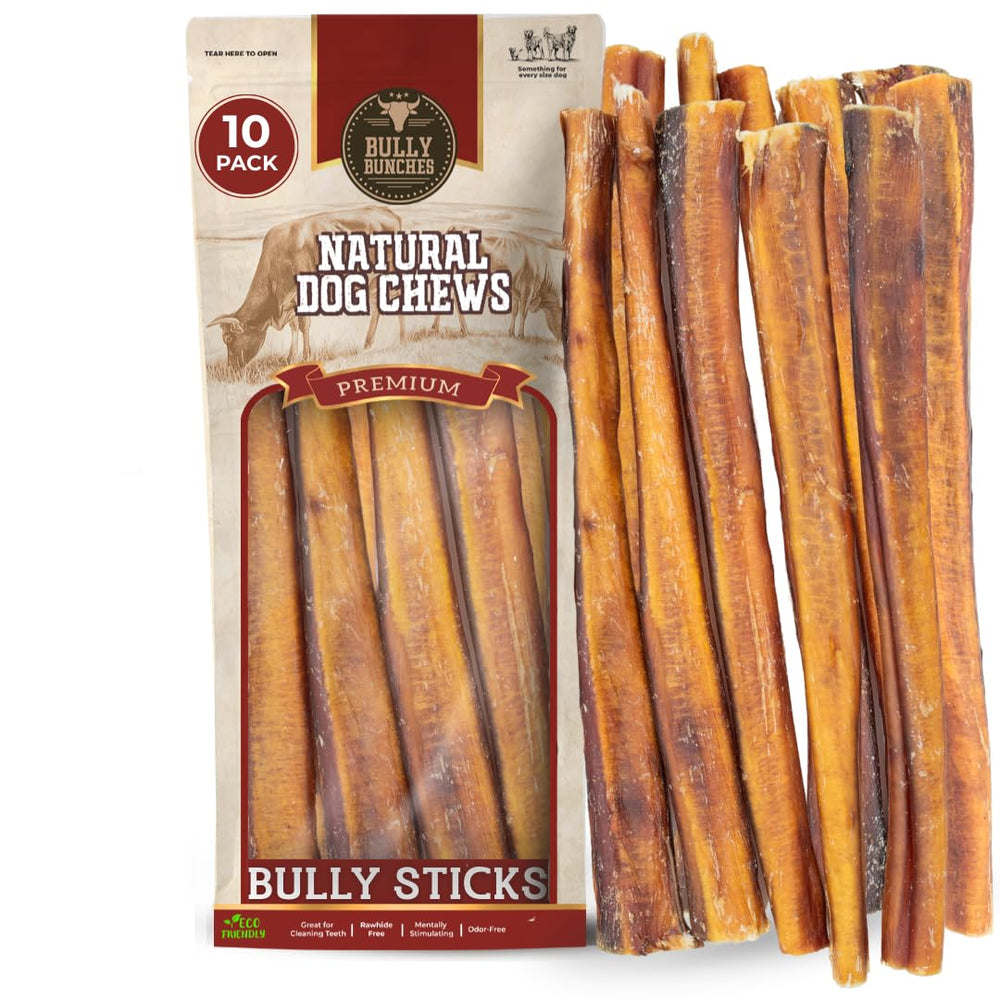 Bully Bunches baton 12 pouces, divertissement durable pour chien actif.