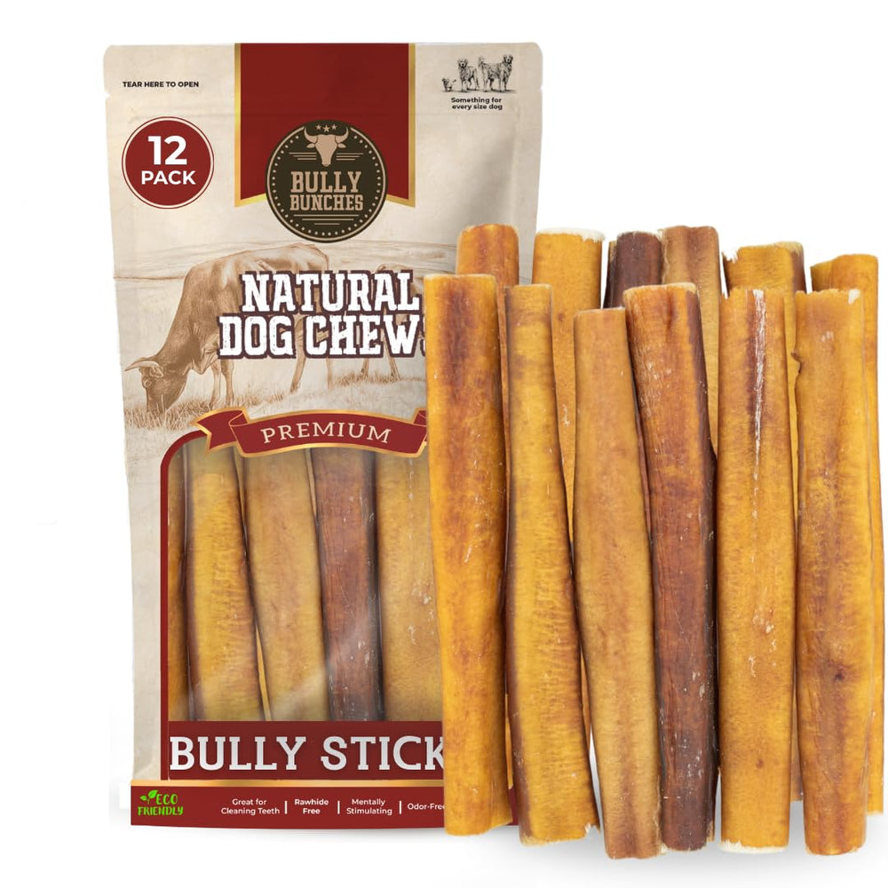 Bully Bunches baton gros 6 pouces pour chiens moyens et grands, occupation longue