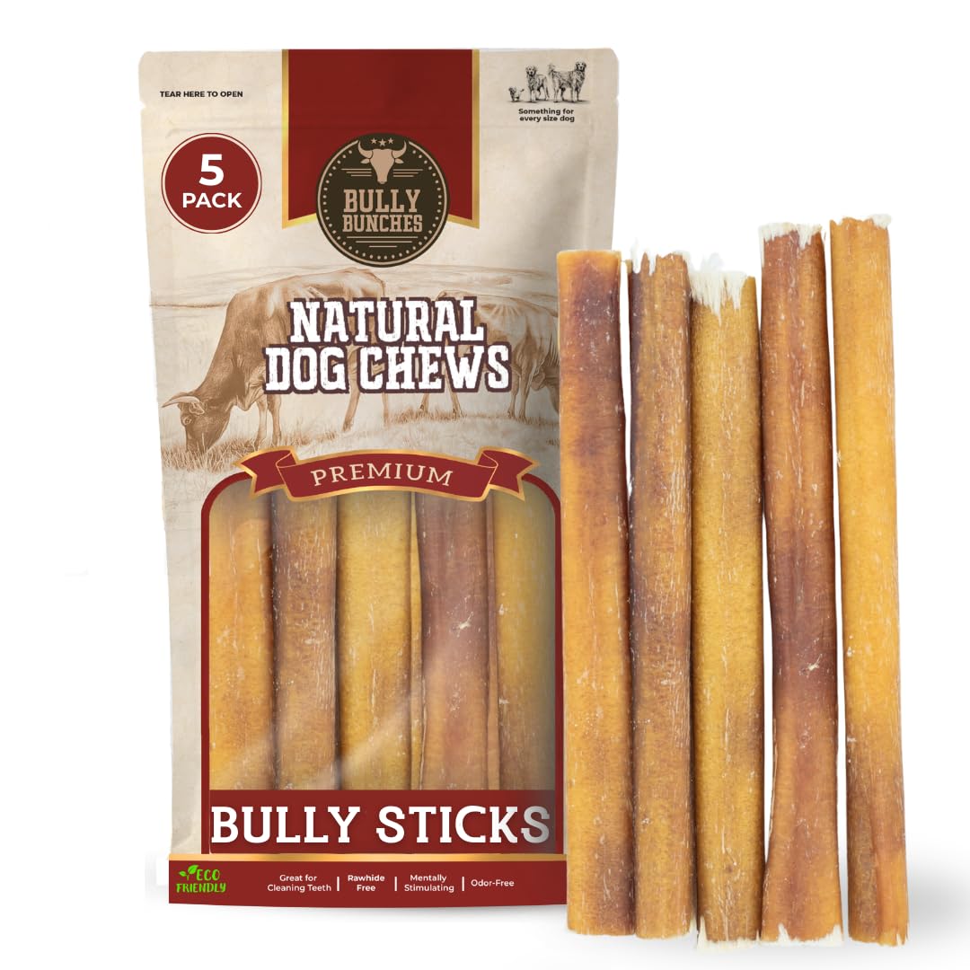 Bully Bunches – bâtonnet 6 pouces pour petits chiens, mastication durable.