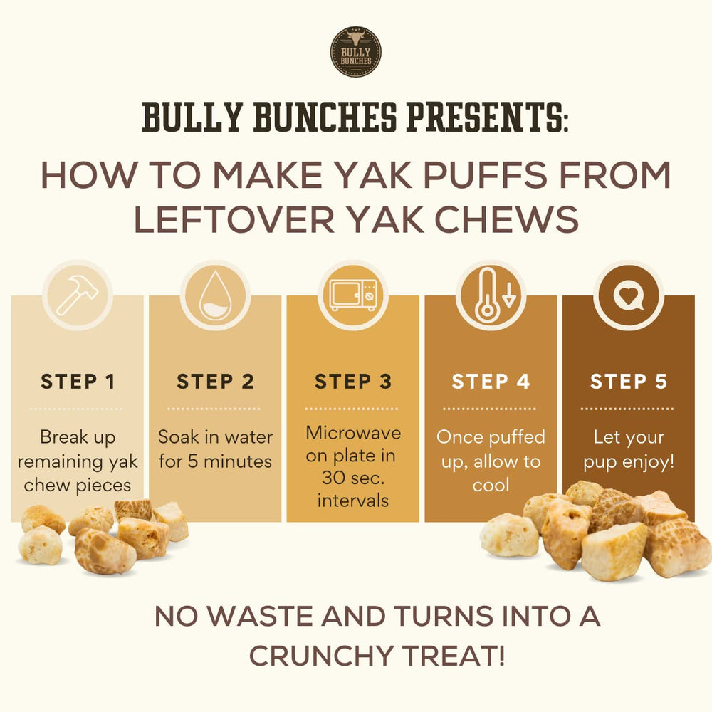 Sans lactose, Bully Bunches offre une alternative digestible pour certains chiens.