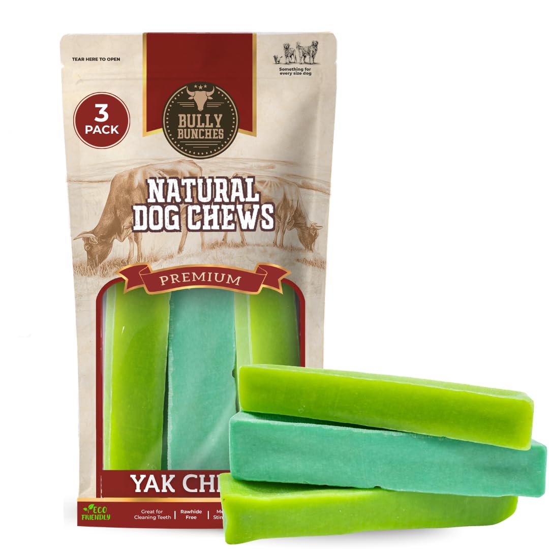 Bully Bunches Os Yak Menthe emballage 100 g, pratique et durable.