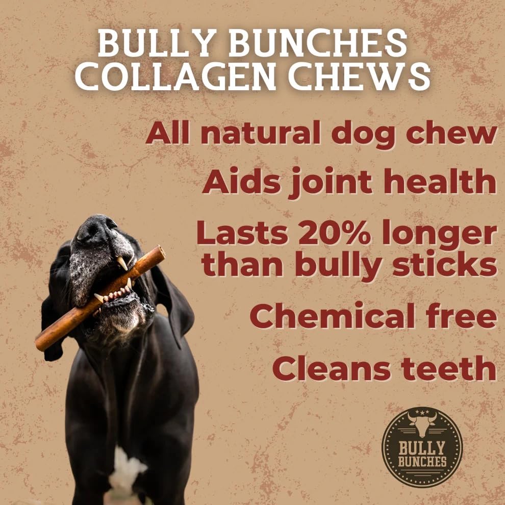 Bully Bunches: sans cuir cru, option sécurisée pour la mastication.