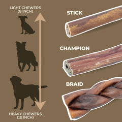 Bully Bunches: soutien articulations, idéal pour chiens actifs.