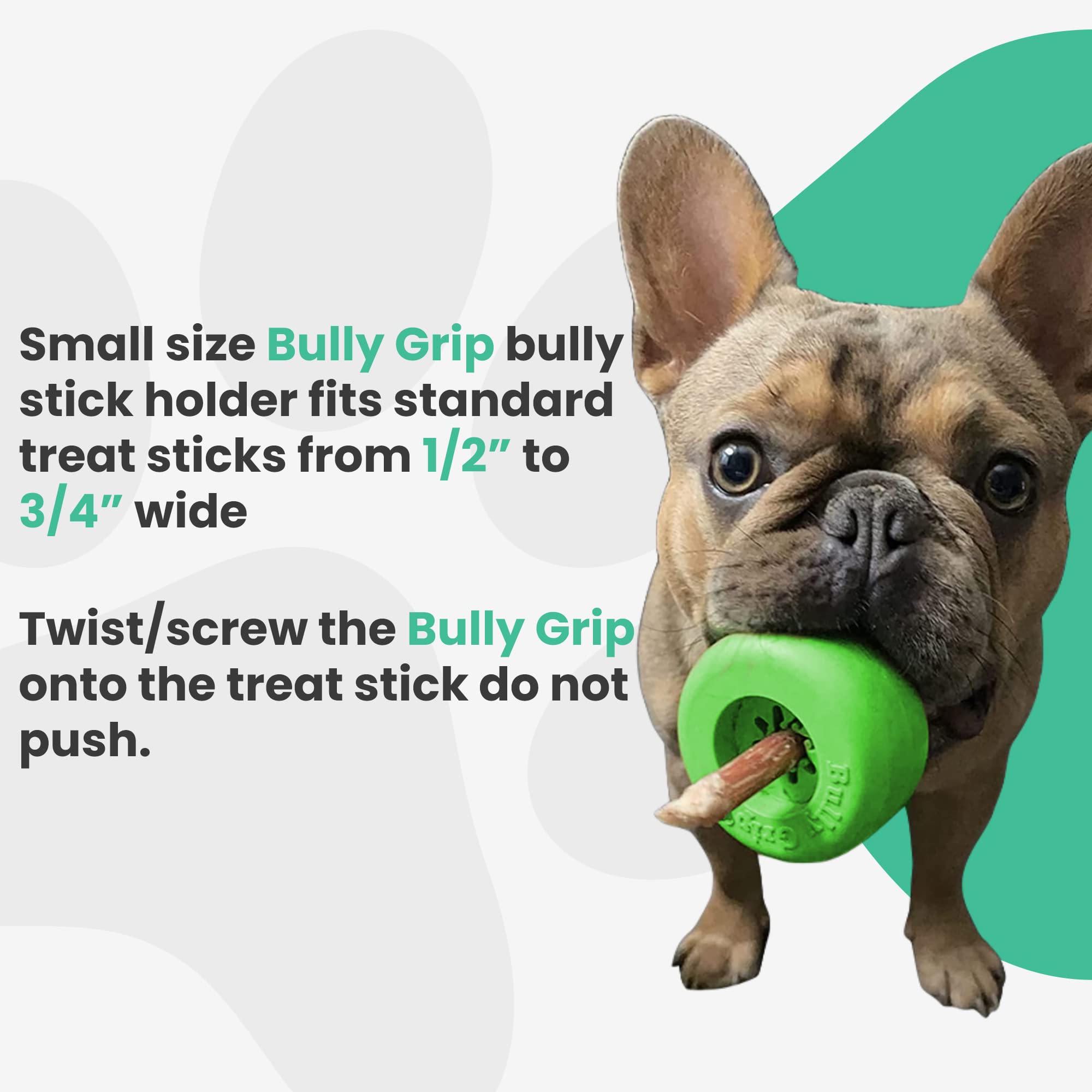 Bully Grip-fit baton de friandise précise l ajustement pour petits bâtons