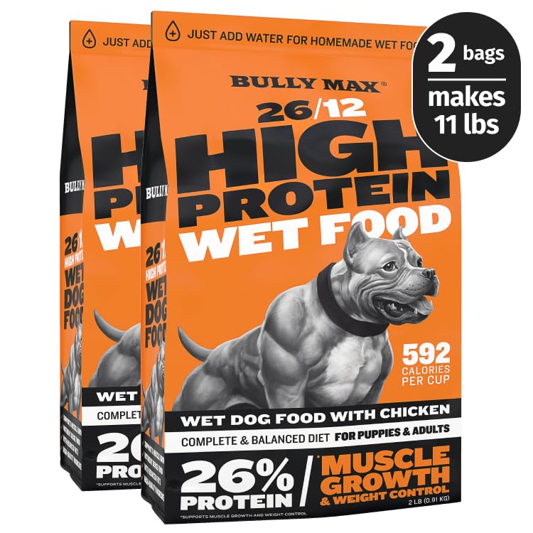 Bully Max – nutrition complete et equilibree pour chiots et adultes.