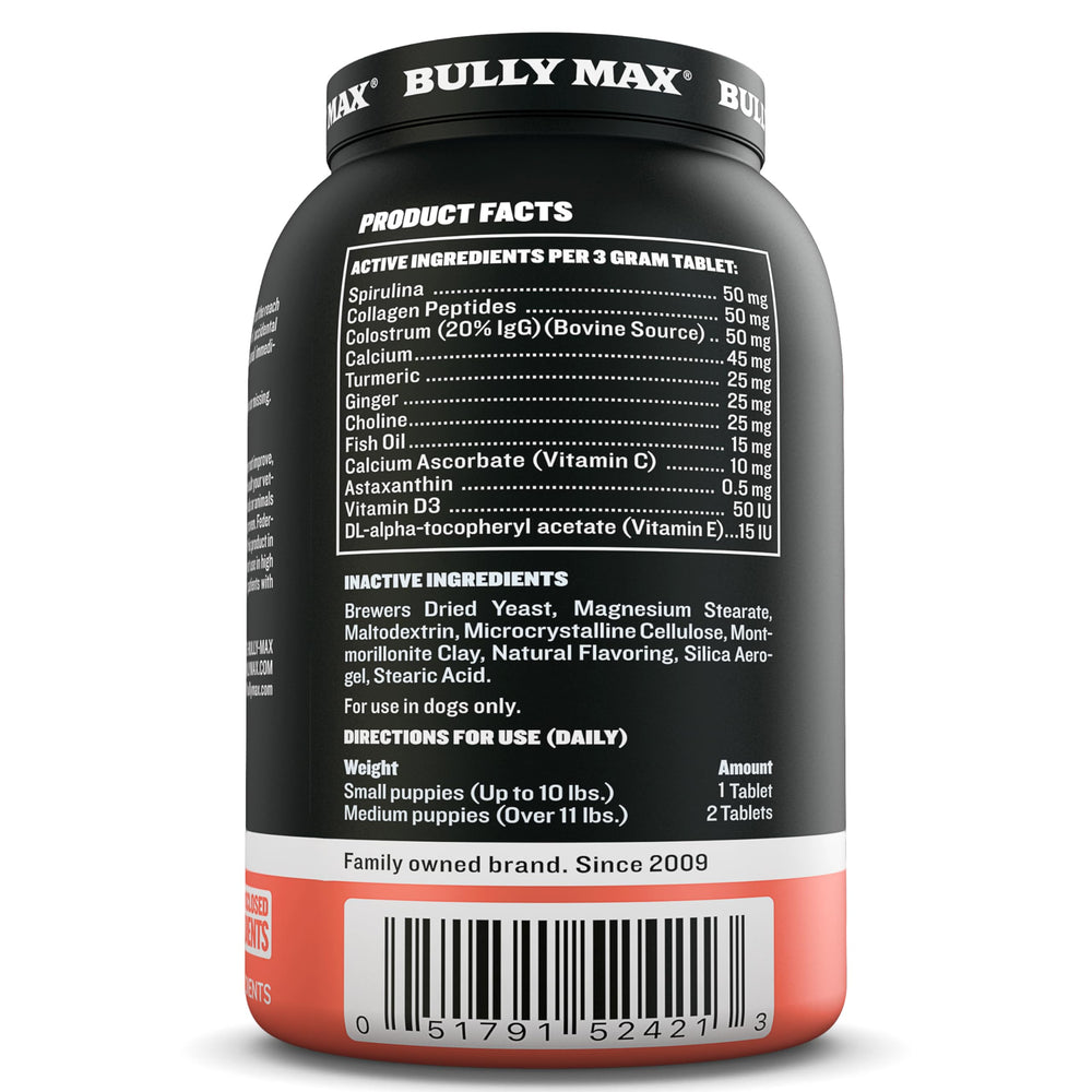 Bully Max colostrum chiot – immunité naturelle et défense