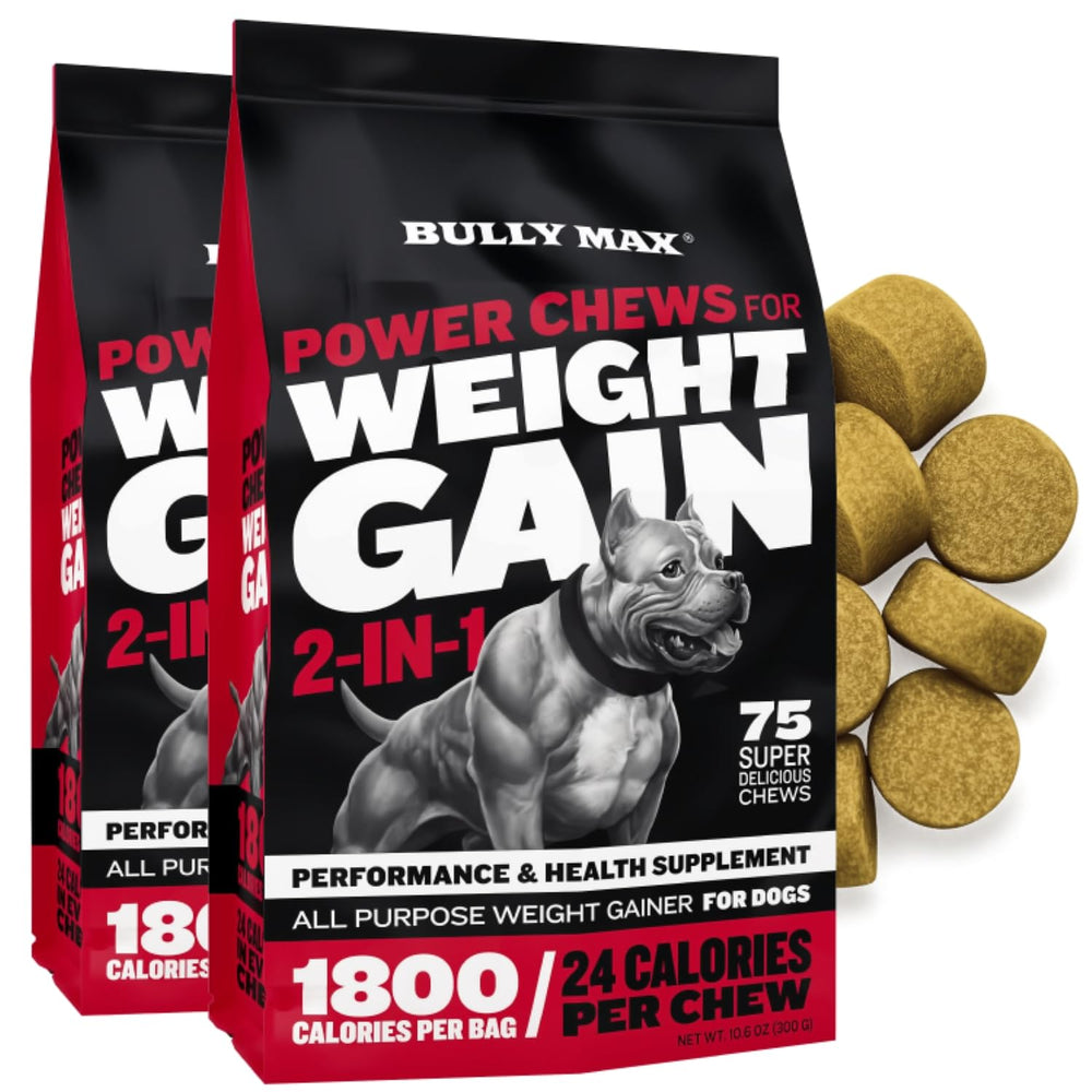Bully Max Weight Gainer – emballage montrant le duo de paquets pour prise de poids.