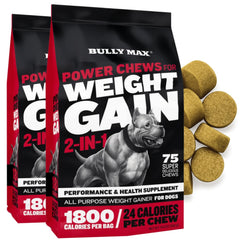 Bully Max Weight Gainer – emballage montrant le duo de paquets pour prise de poids.