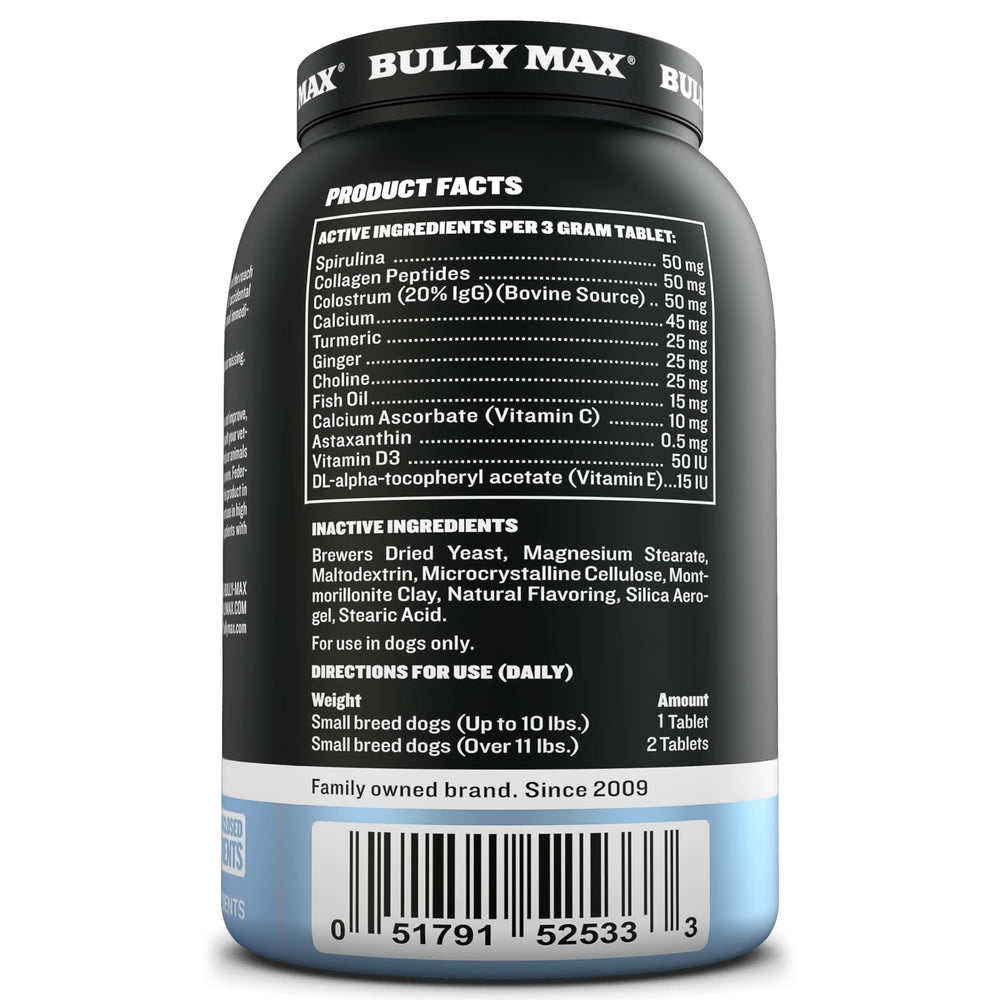 Bully Max – goût attrayant pour faciliter l’administration quotidienne.