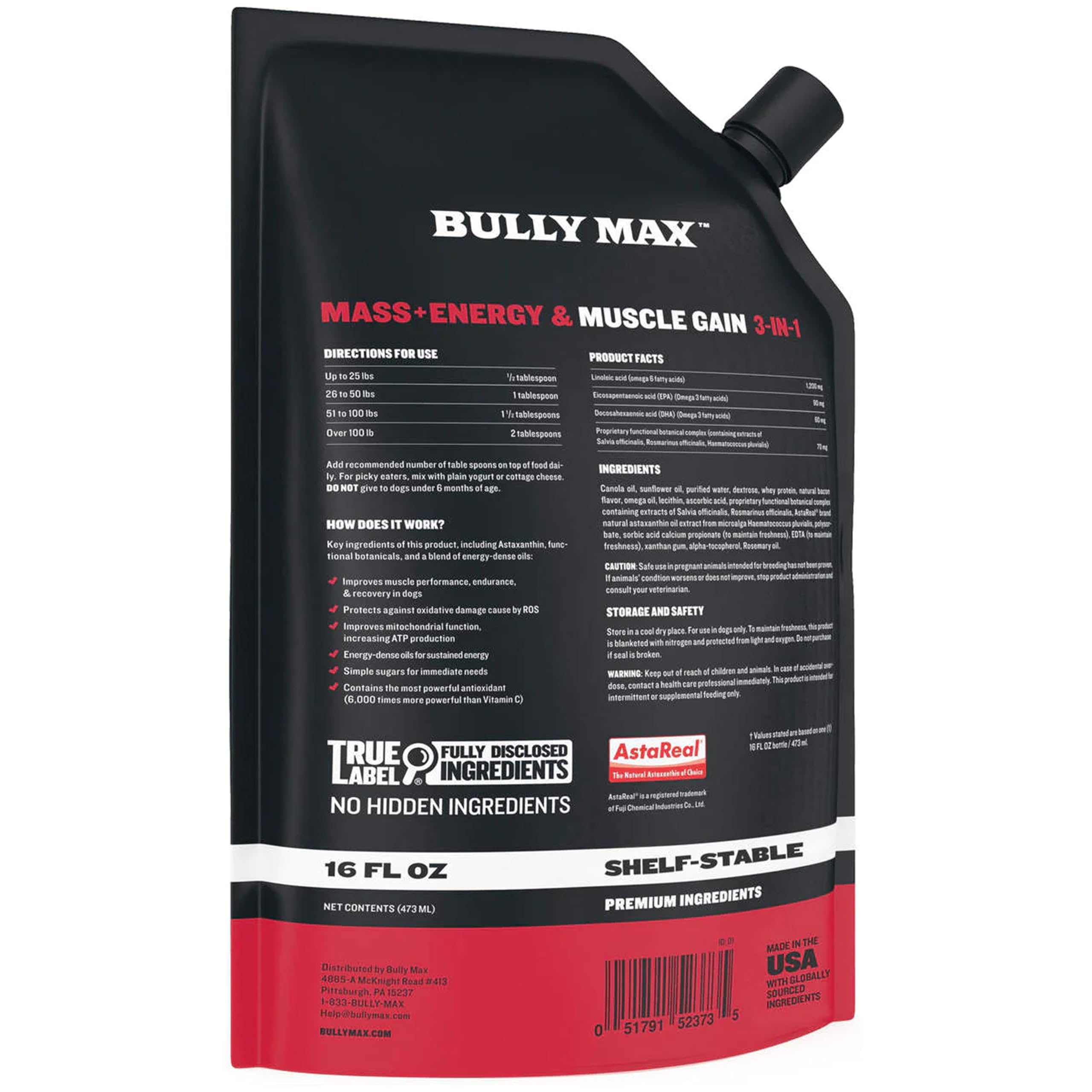 Bully Max qualité usine et contrôles vétérinaires.