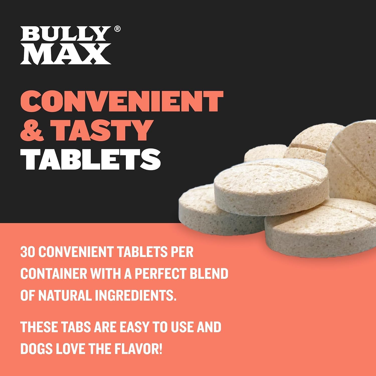 Bully Max tablettes chiots pelage brillant et peau saine