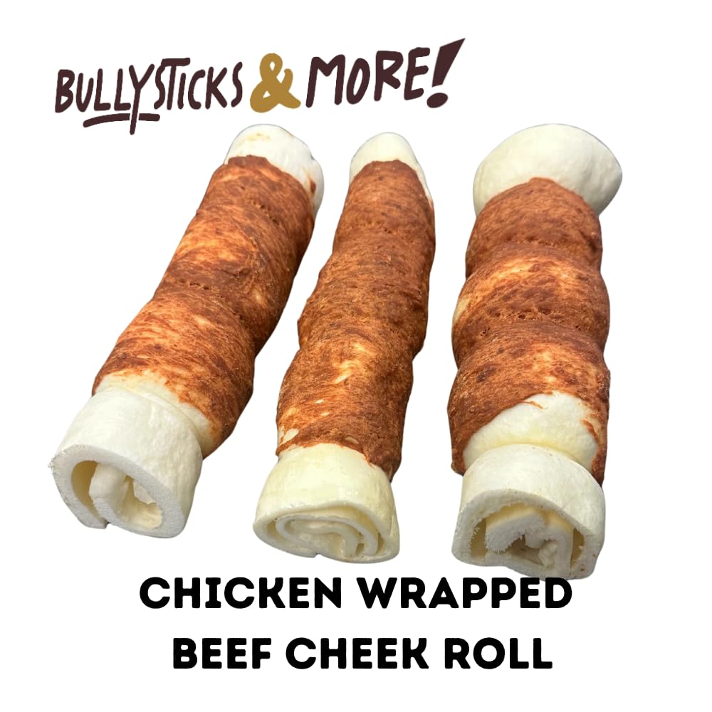 BULLYSTICKS & MORE – Rouleaux-joue-boeuf-chien, protéine naturelle et énergie quotidienne