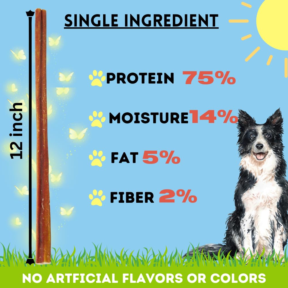 BULLYSTICKS & MORE friandise bully – texture naturelle pour mâcher et savourer.
