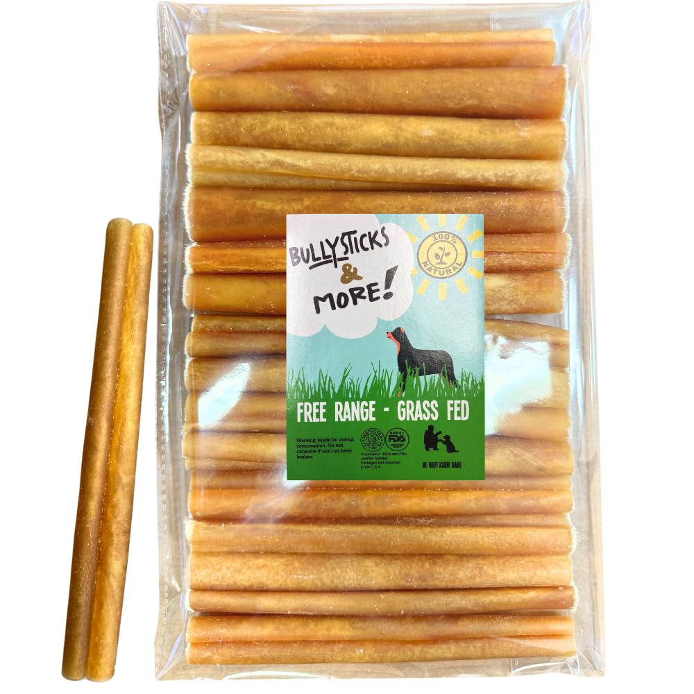 Bullysticks More: baton-collagene-boeuf-chien 6-pouces, riche en protéines.