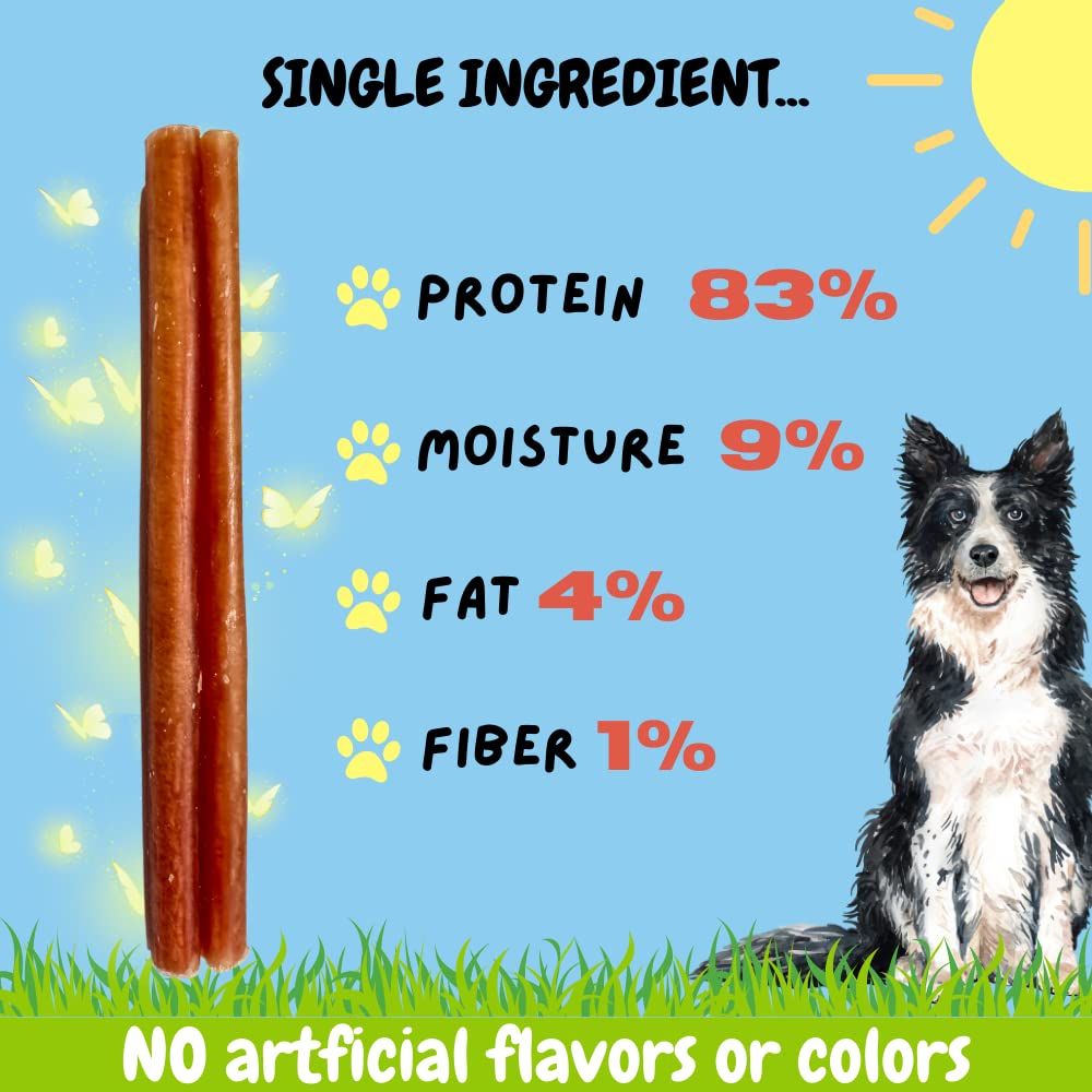 BULLYSTICKS & MORE Digestion facilitée grâce à la texture naturelle.