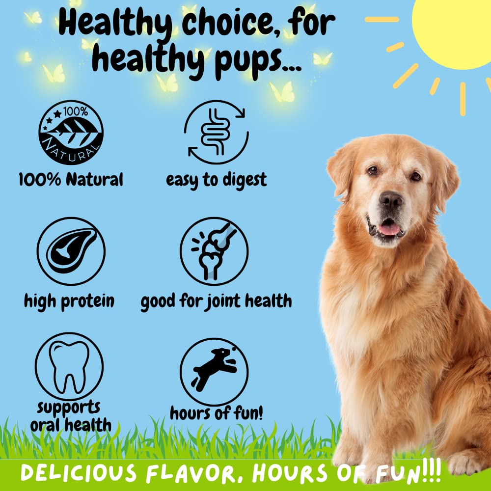 Bullysticks & More glucosamine et chondroïtine présents dans les rouleaux.