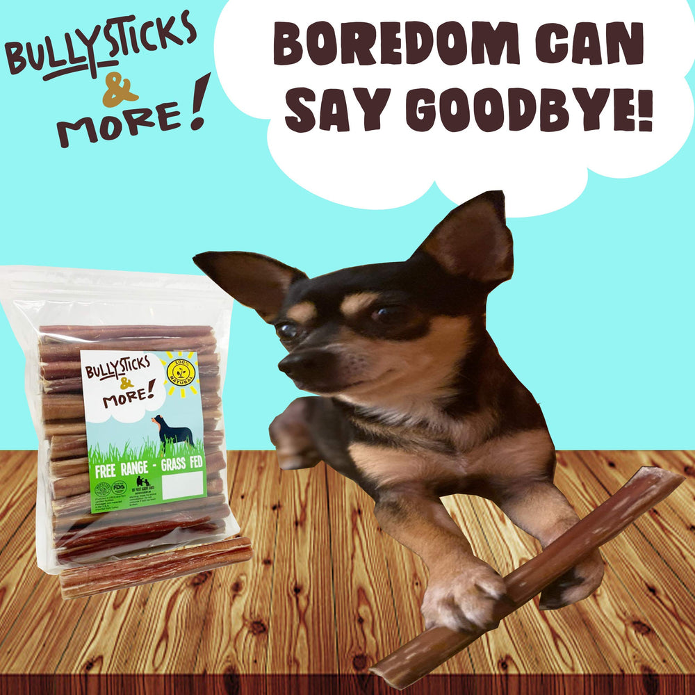 BULLYSTICKS & MORE Bully Sticks pour chiens moyens, taille adaptée.