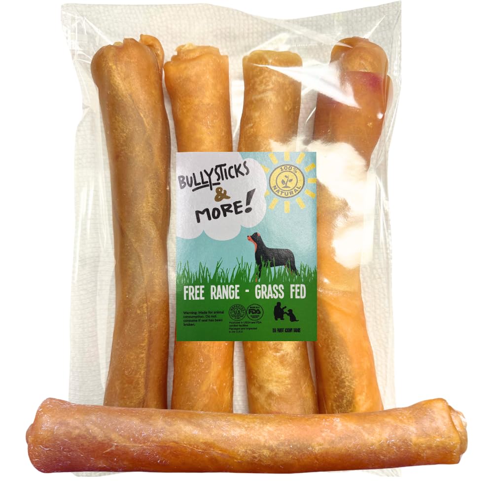 Bullysticks & More – Rouleaux collagène boeuf 10 pouces, friandise durable.