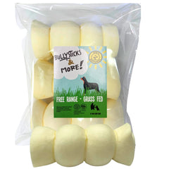 Bullysticks & More rouleaux de joue boeuf 6 pouces, protéine maigre pour chien.