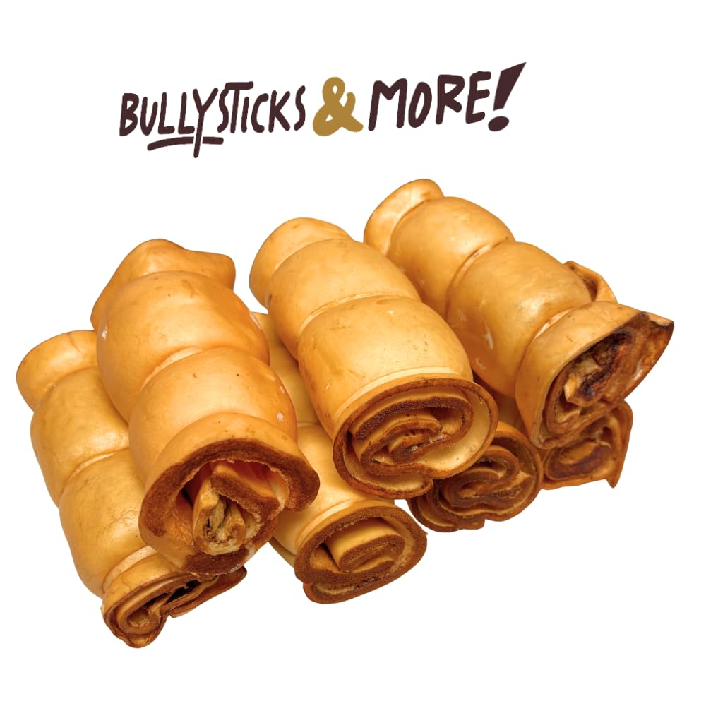 Rouleaux Joue Boeuf Sans Peau BULLYSTICKS & MORE dans emballage prêt à offrir.
