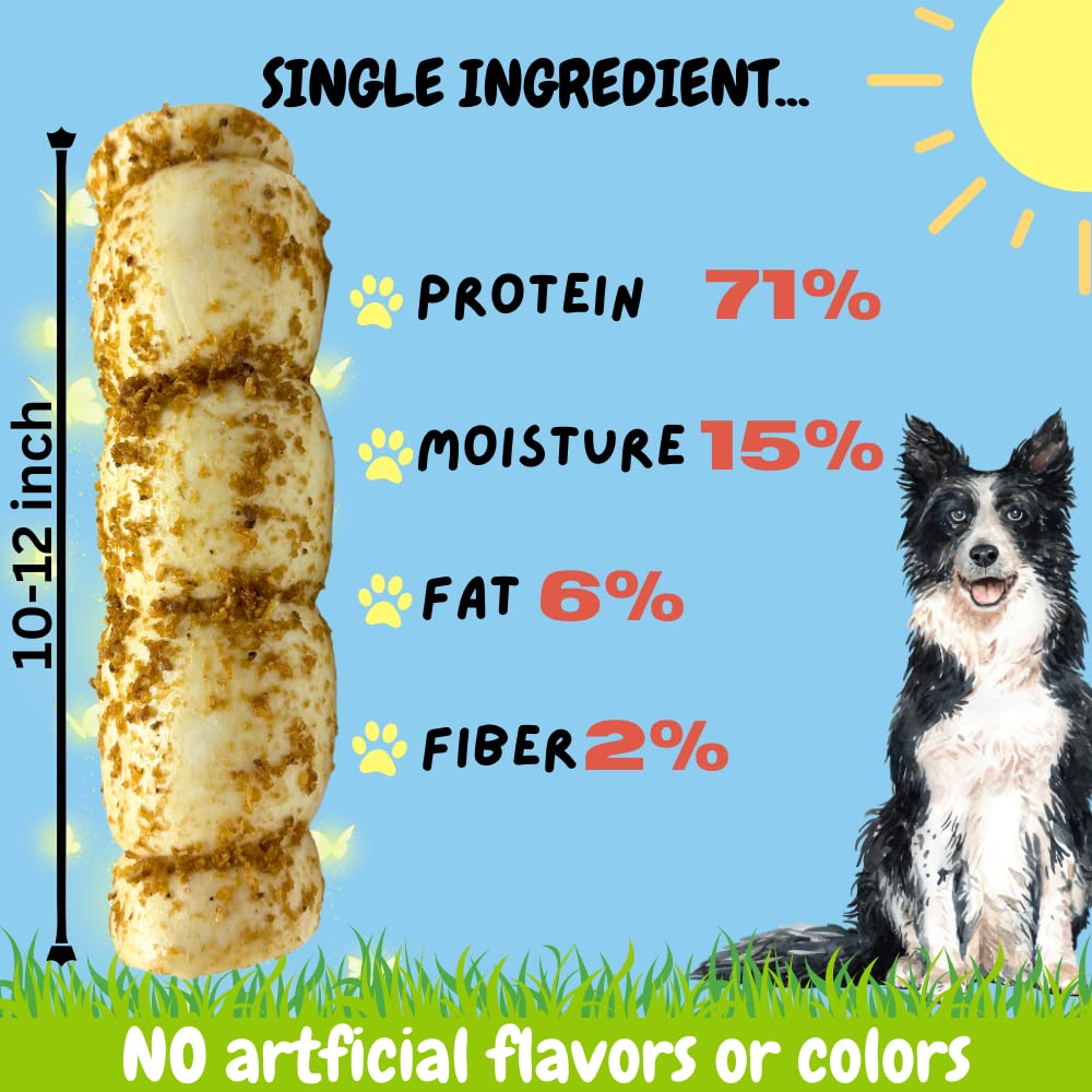 Friandise sans peau BULLYSTICKS & MORE, option naturelle de mastication.