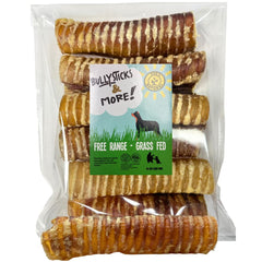 Bullysticks & More trāchée boeuf 6pack : friandise durable pour chien actif
