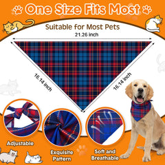 Bandana Bulyoou pour chien couleur multicolore, style estival.