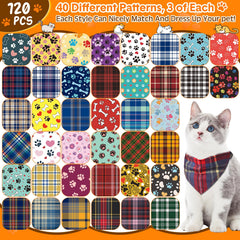 Bandana Bulyoou ajustable pour chien, facile à porter sur toutes les tailles.