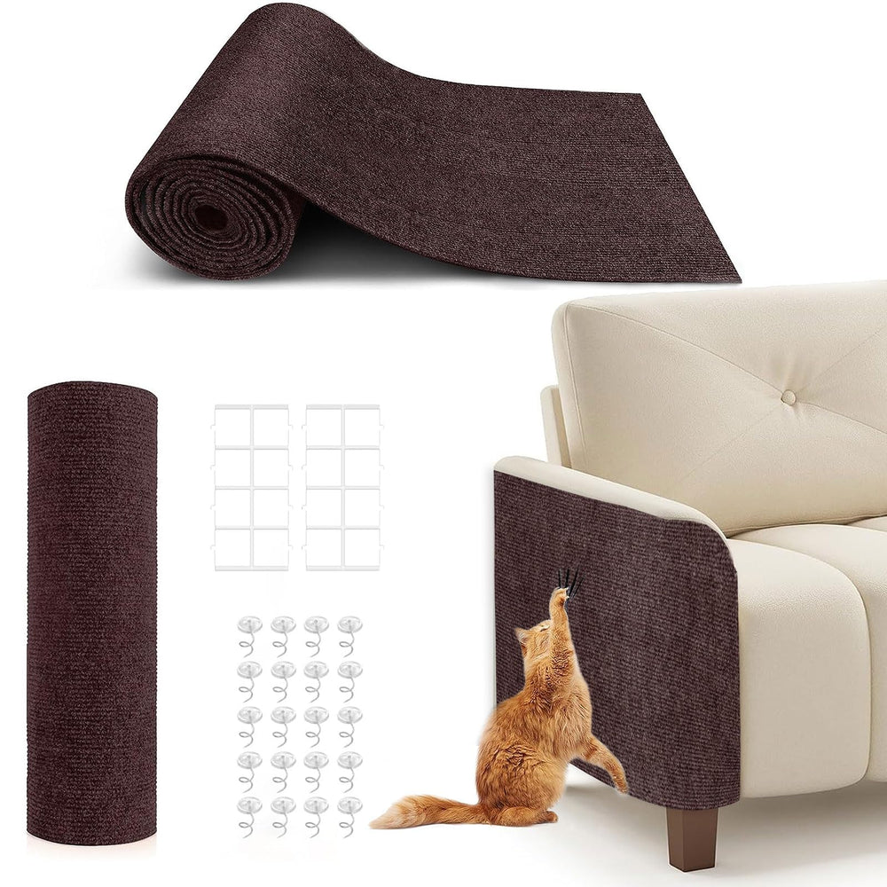 BumaiGo Tapis Griffes Chat grand-format protège canapé et murs.