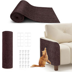 BumaiGo Tapis Griffes Chat grand-format protège canapé et murs.