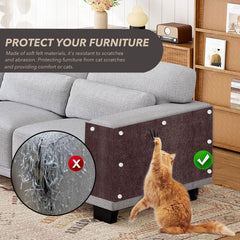 BumaiGo Tapis Griffes Chat forme personnalisable adaptée aux coins.