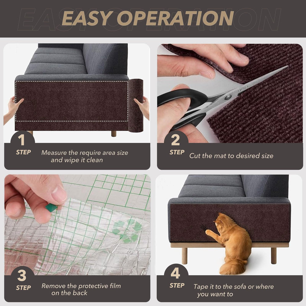 BumaiGo Utilisations multiples tapis griffes pour fauteuils et portes.