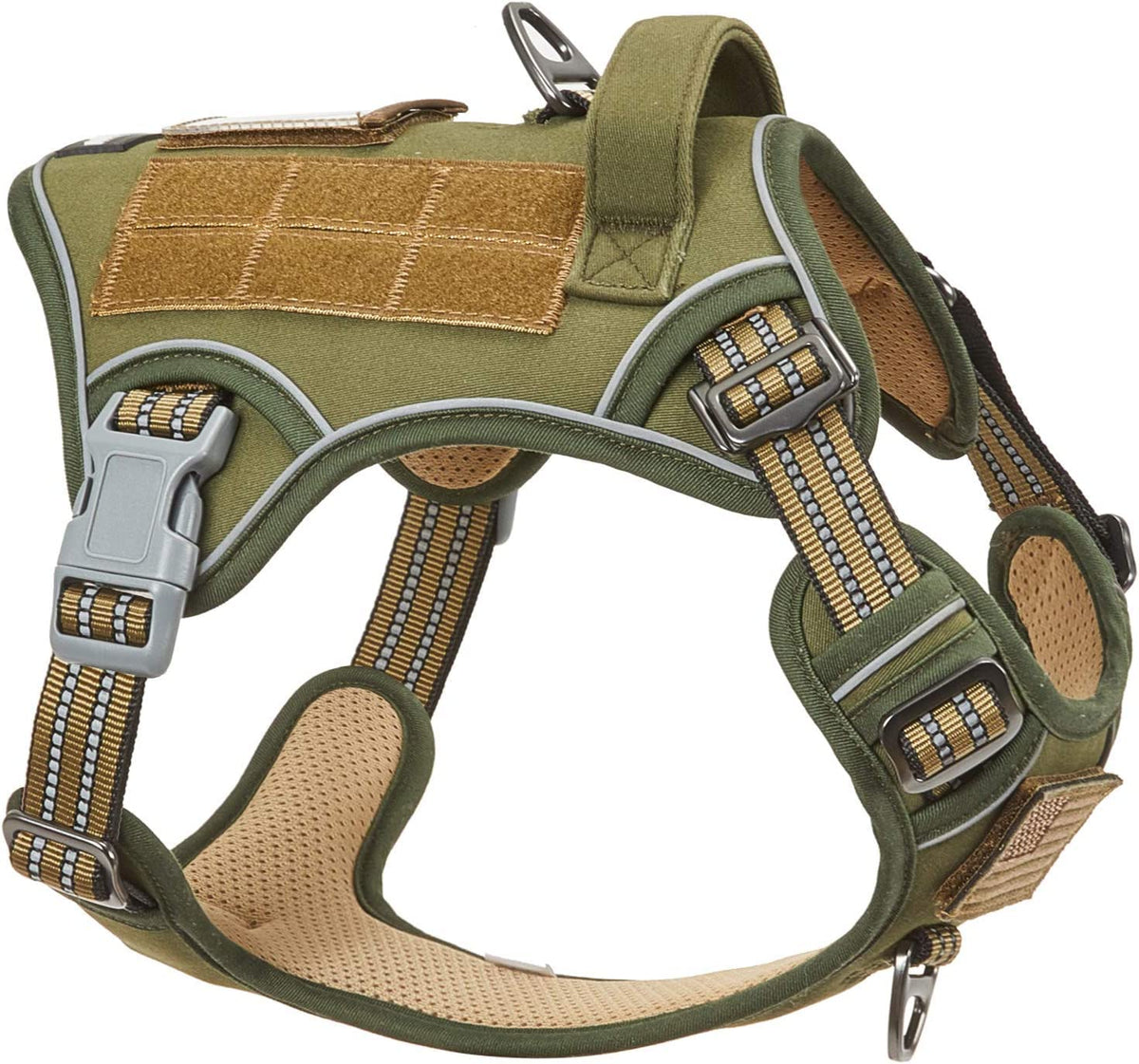 Harnais BUMBIN avant: réglable et confortable pour chien miniature.