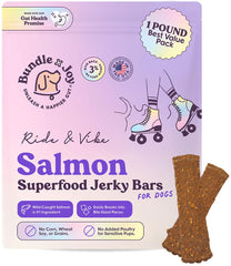 Emballage de Bundle x Joy Ride & Vibe saumon jerky de 16 oz prêt à l’emploi