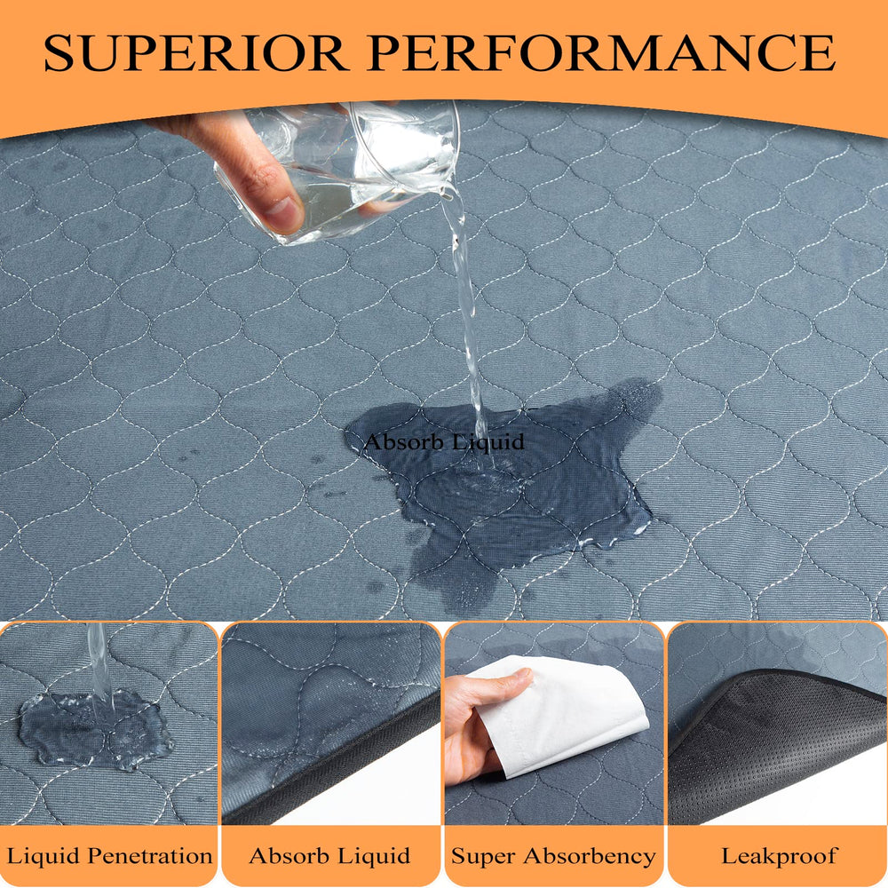 Bunlitent Tapis Pipi Lavable en Machine: réutilisable sans perte de douceur.