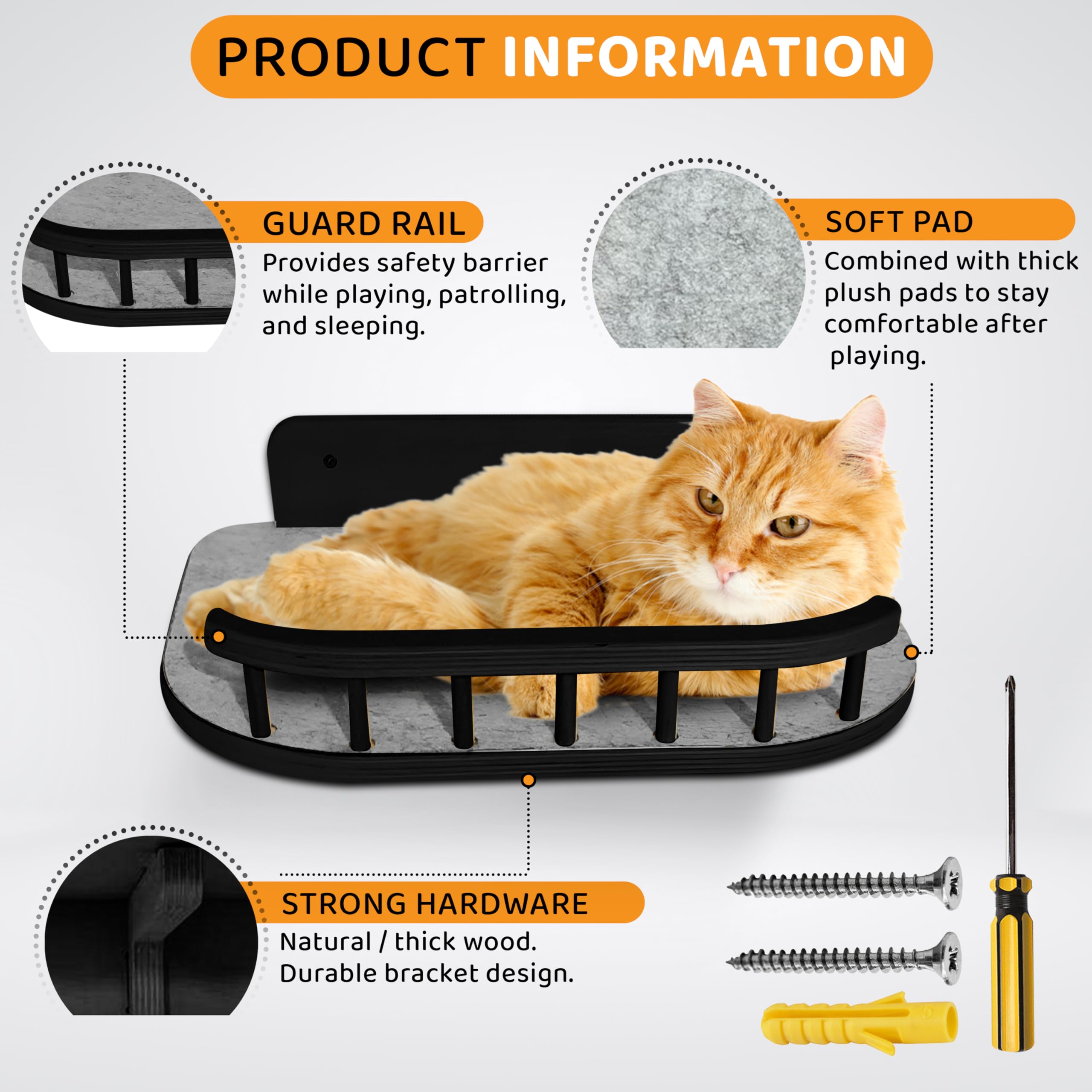 BUOGA marche-chat mur, trois étapes pour grimper facilement.