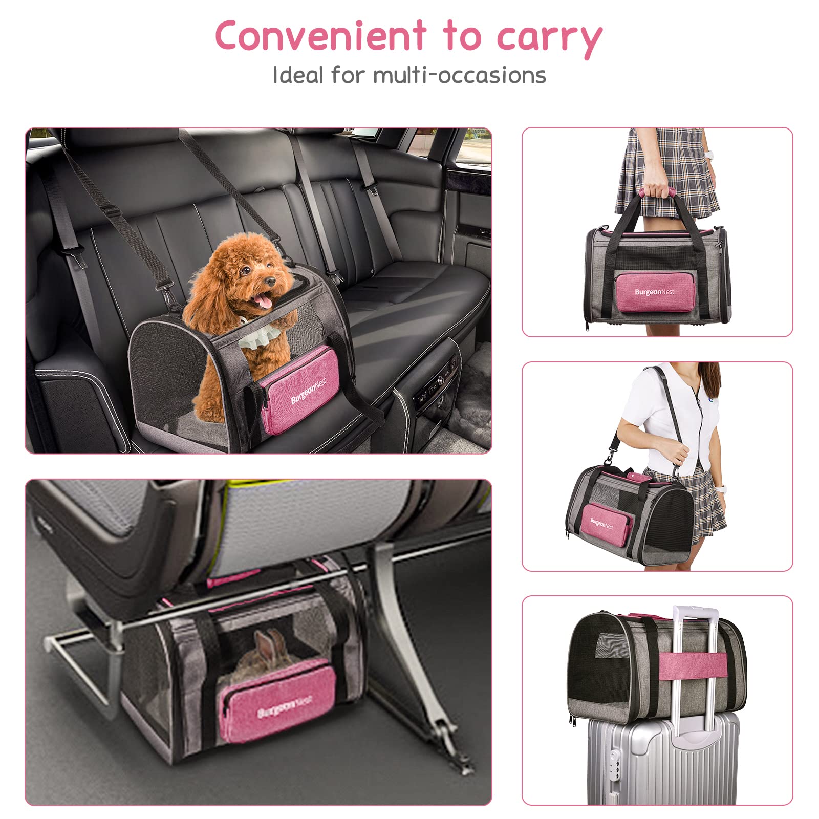 BurgeonNest sac lavable – nettoyage facile après les sorties avec votre animal.