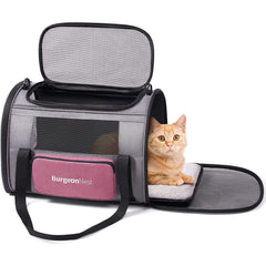 BurgeonNest sac de transport chat – porte avant, pratique pour l'installation en voyage.