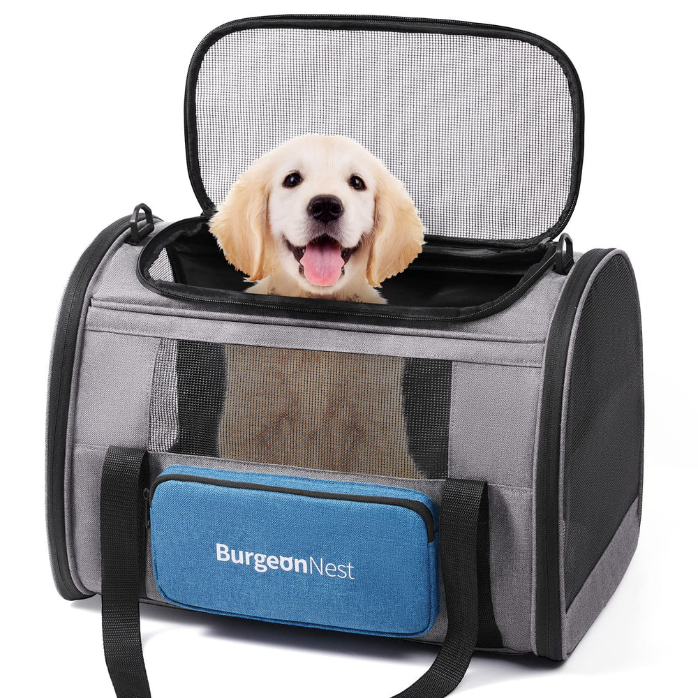 Porteur Burgenest pour chat grande taille avec cadre robuste et confort.