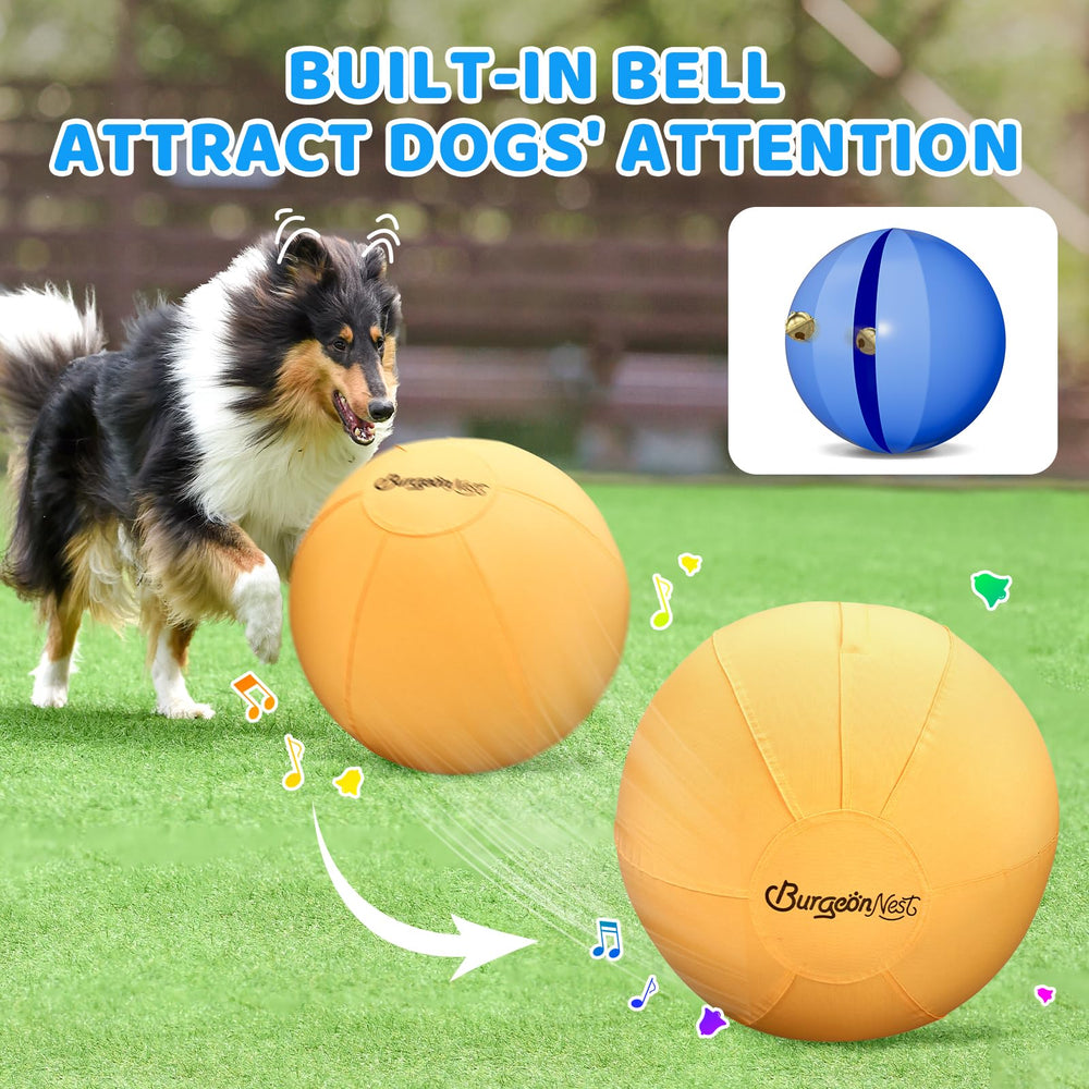 BurgeonNest balle dressage Labrador jaune, robuste pour jeux de récupération et obéissance