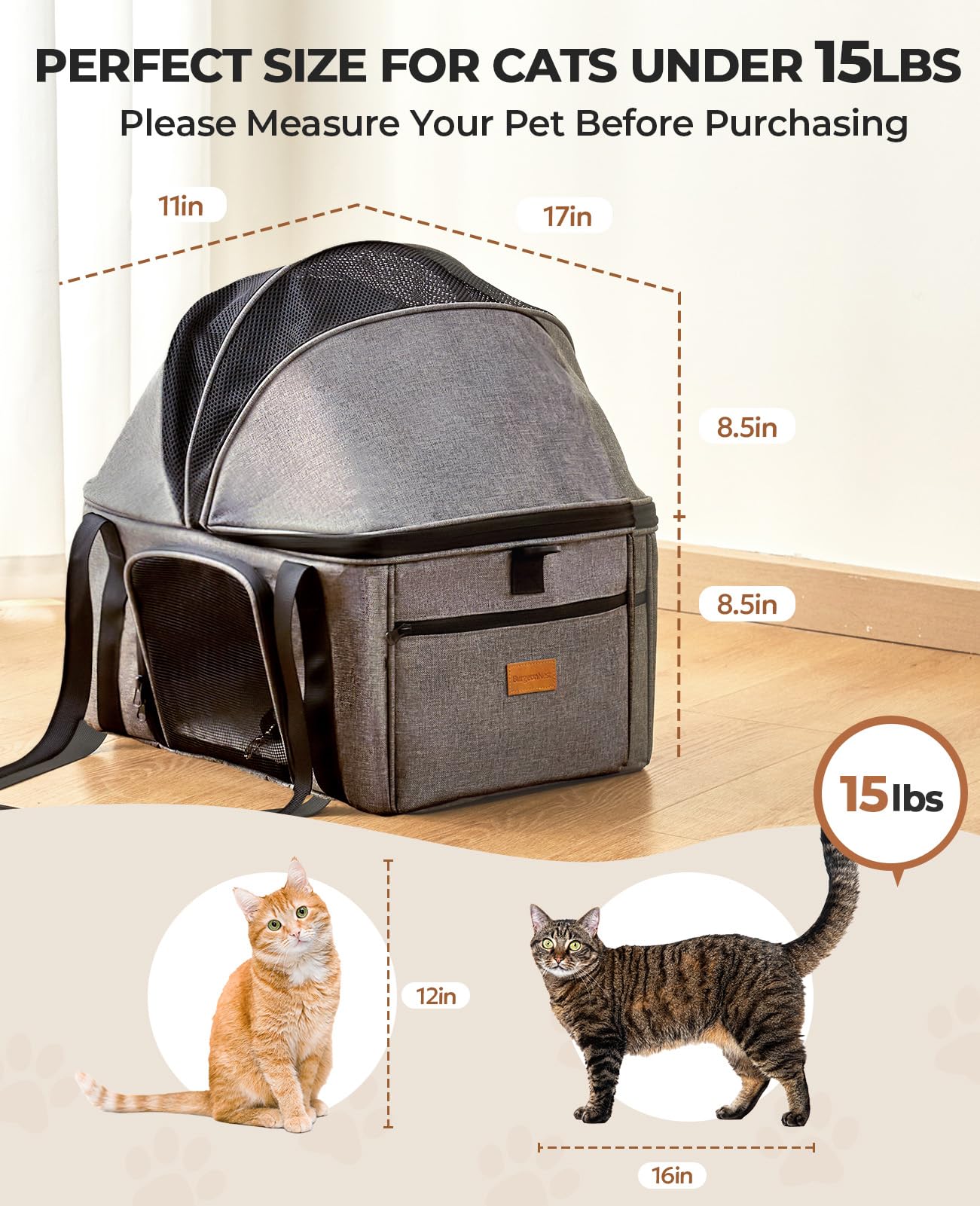 BurgeonNest Carrier avec canopy semi-ouverte : meilleure ventilation et champ de vision.