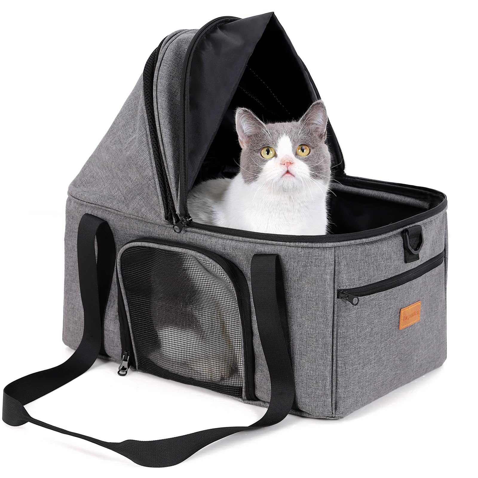 BurgeonNest Carrier Grand Ouvert : accès facilité et confort accru pour les trajets.