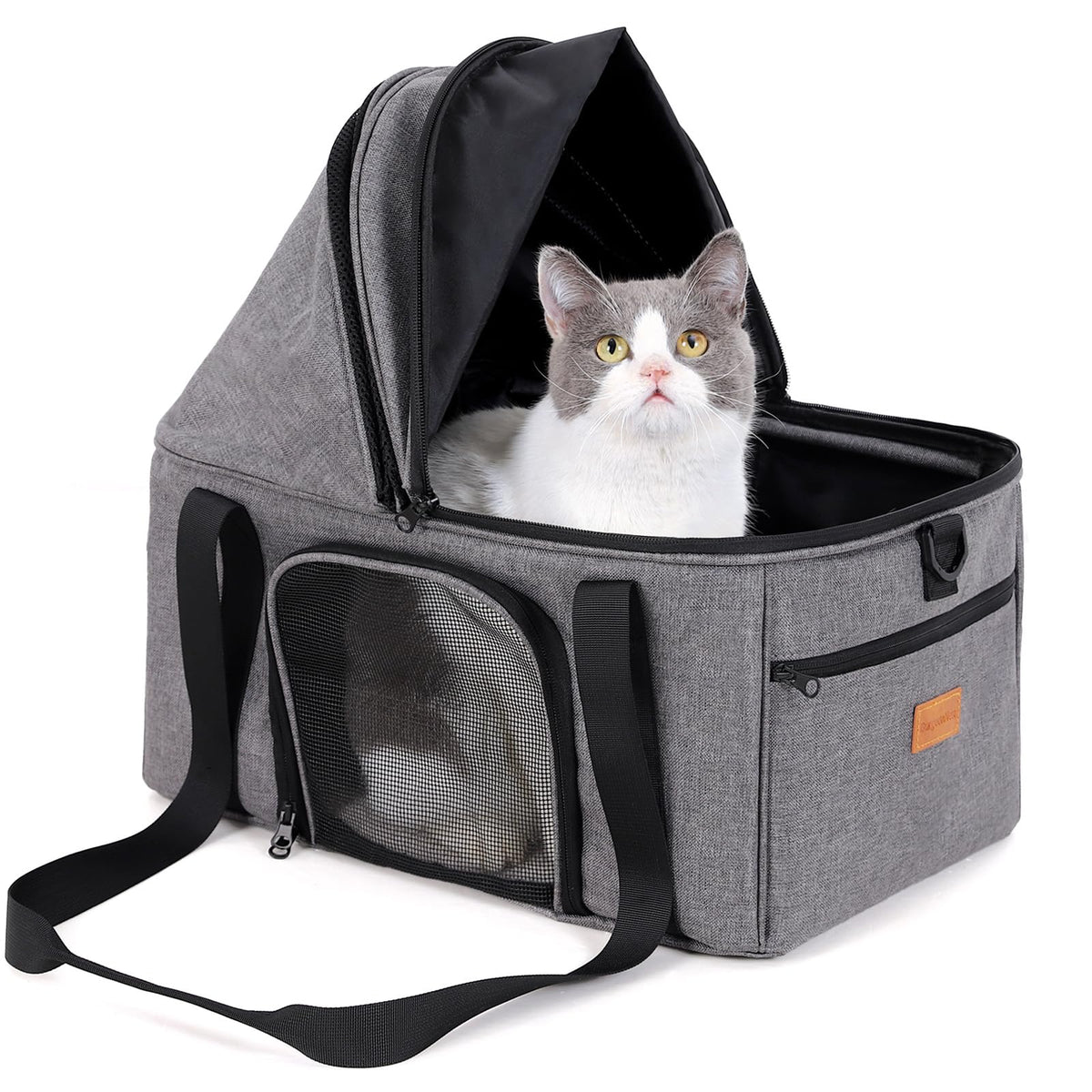 BurgeonNest Carrier Grand Ouvert : accès facilité et confort accru pour les trajets.