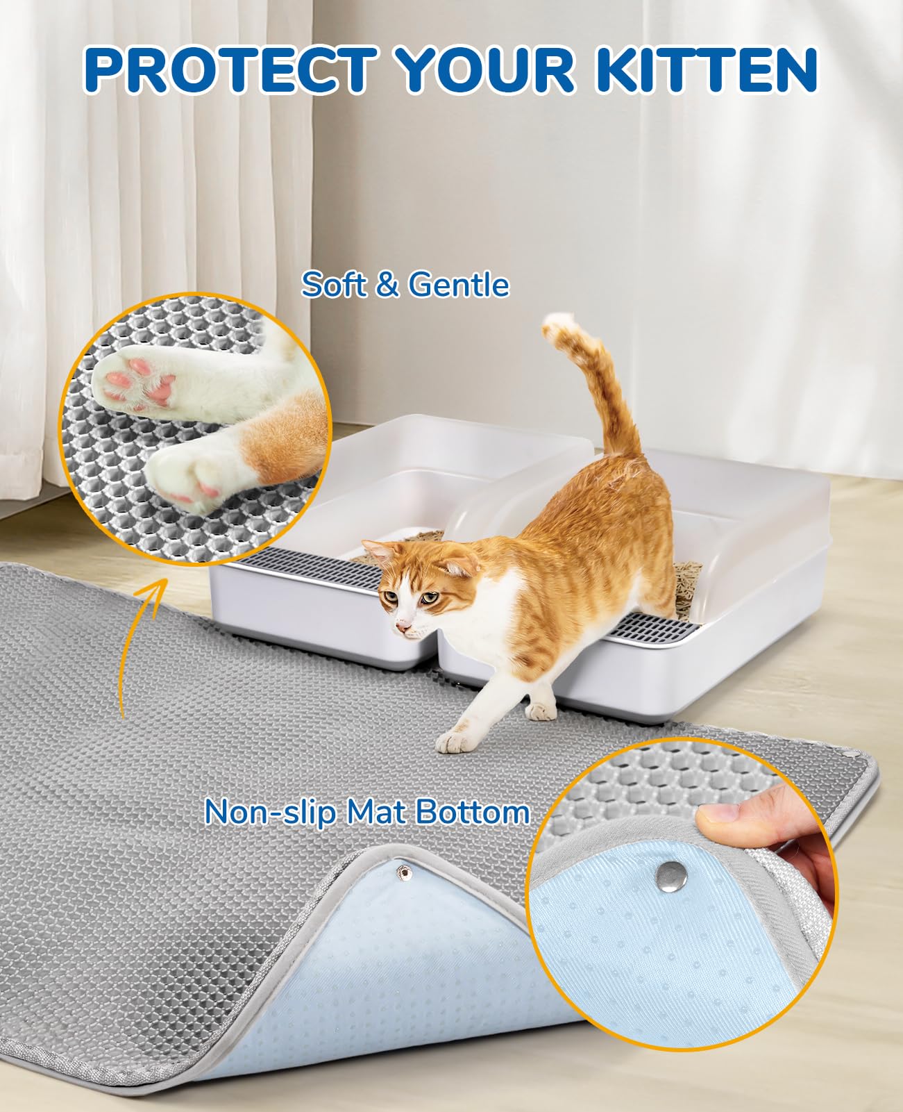 BurgeonNest couche supérieure amovible lavable directement sous douche